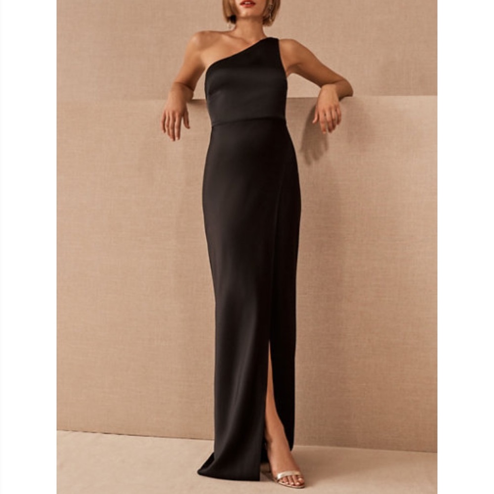 BHLDN Dylan Satin Charmeuse Maxi Dress